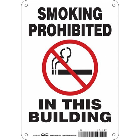 Condor Safety Sign, 10" H, 7 in W, Horizontal Rectangle, English, 474K27 474K27