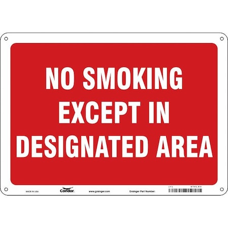 Condor Safety Sign, 10" H, 14 in W, Horizontal Rectangle, English, 474L83 474L83