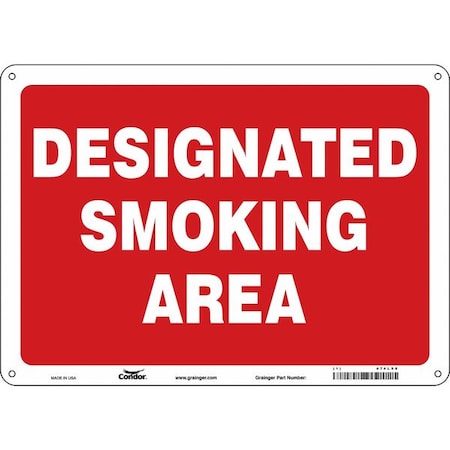 Zoro Select Safety Sign, 10" H, 14 in W, Fiberglass, Horizontal Rectangle, English, 474L98 474L98