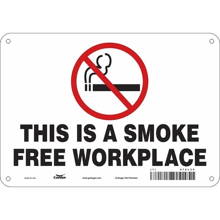 Condor Safety Sign, 7" H, 10" W, Vertical Rectangle, English, 474L35 474L35