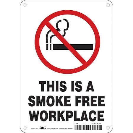 Condor Safety Sign, 10" H, 7 in W, Horizontal Rectangle, English, 474L42 474L42