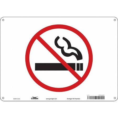 Condor Safety Sign, 10" H, 14 in W, Horizontal Rectangle, No Text, 474L63 474L63