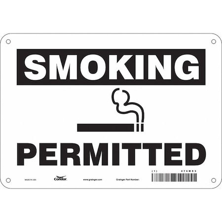 Condor Safety Sign, 7" H, 10" W, Vertical Rectangle, English, 474M83 474M83