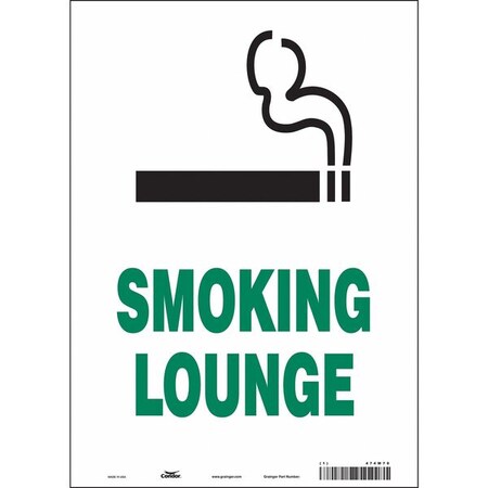 Condor Safety Sign, 14 in H, 10" W, Vinyl, Vertical Rectangle, English, 474M70 474M70