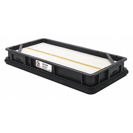Baldwin Filters Air Panel Filter, 1-1/2" H, 10-7/16" L PA31011