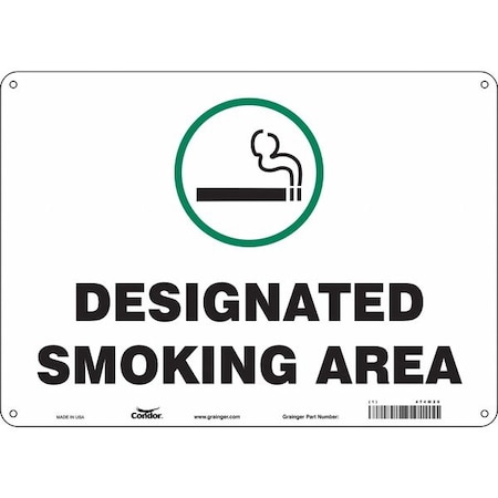 Condor Safety Sign, 10" H, 14 in W, Horizontal Rectangle, English, 474M26 474M26