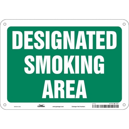 Condor Safety Sign, 7" H, 10" W, Vertical Rectangle, English, 474M35 474M35