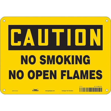 Condor Safety Sign, 7" H, 10" W, Vertical Rectangle, English, 474N65 474N65