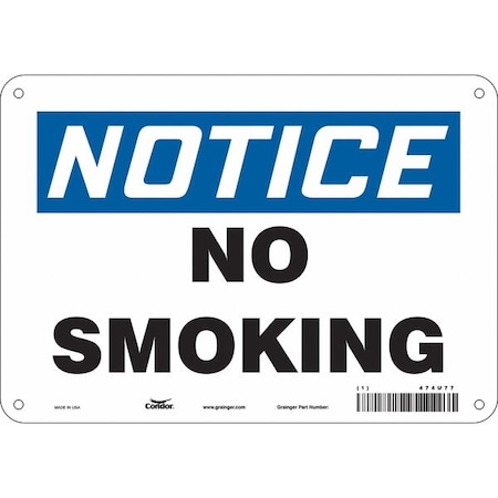 Condor Safety Sign, 7" H, 10" W, Vertical Rectangle, English, 474U77 474U77