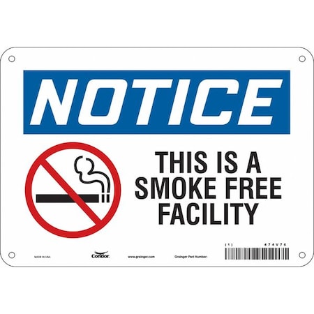 Condor Safety Sign, 7" H, 10" W, Vertical Rectangle, English, 474V76 474V76