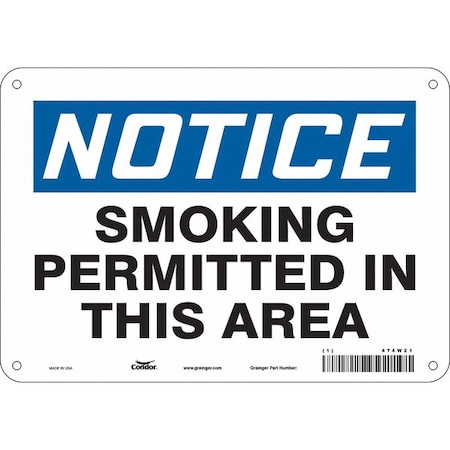 Condor Safety Sign, 7" H, 10" W, Vertical Rectangle, English, 474W21 474W21