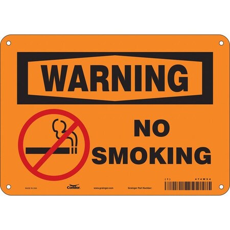 Condor Safety Sign, 7" H, 10" W, Vertical Rectangle, English, 474W54 474W54