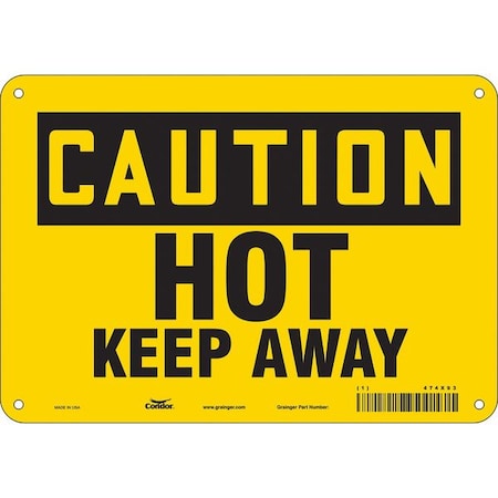 Condor Danger Sign, 10" W x 7" H, 0.032" Thick, 474X93 474X93