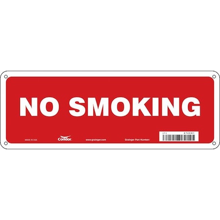 Zoro Select Safety Sign, 5 in H, 14 in W, Fiberglass, Vertical Rectangle, English, 474C81 474C81