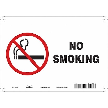 Condor Safety Sign, 7" H, 10" W, Vertical Rectangle, English, 474C84 474C84