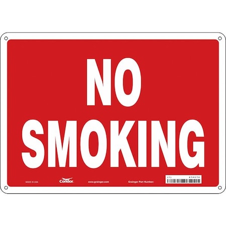 Condor Safety Sign, 10" H, 14 in W, Polyethylene, Horizontal Rectangle, English, 474C74 474C74