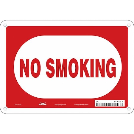 Condor Safety Sign, 7" H, 10" W, Vertical Rectangle, English, 474C35 474C35