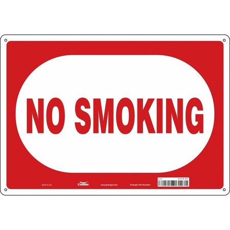 Condor Safety Sign, 10" H, 14 in W, Polyethylene, Horizontal Rectangle, English, 474C38 474C38