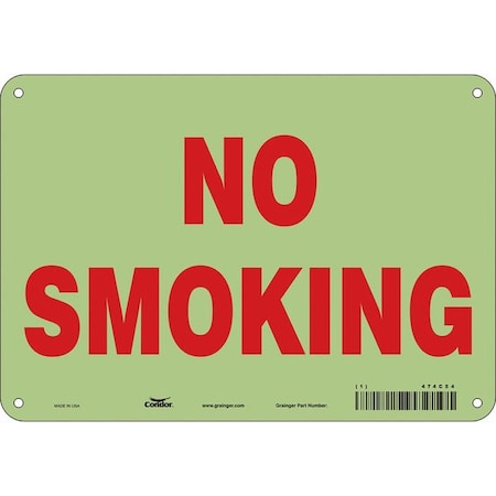 Condor Safety Sign, 7" H, 10" W, Polyethylene, Vertical Rectangle, English, 474C54 474C54