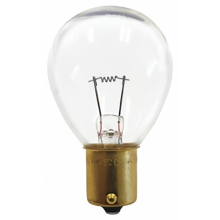 Zoro Select Miniature Incandescent Bulb, 360 lm, 25W (Formerly LumaPro) 25S11/4SC-1PK