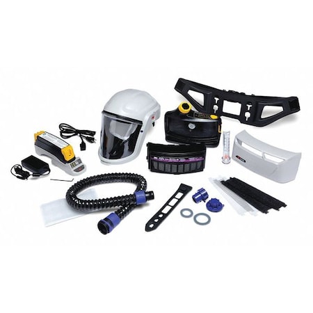 3M PAPR Assembly Painters Kit, Versaflo, Hood, Belt-Mount, Ratchet, Universal TR-800-PSK