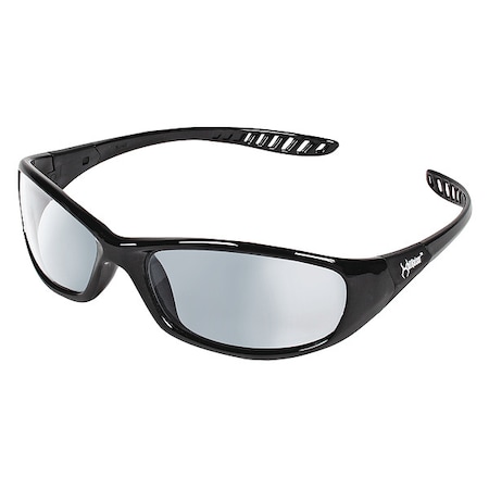 Kleenguard V40 HellRaiser, Safety Glasses, Uncoated, Indoor/Outdoor Lens, Black Frame, Full-Frame 25716