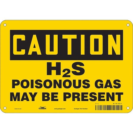 Condor Chemical Sign, 7 in H, 10 in W, Vertical Rectangle, English, 475X81 475X81