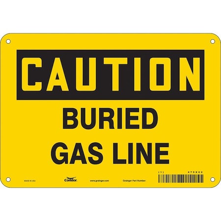 Condor Safety Sign, 7 in Height, 10 in Width, Vinyl, Vertical Rectangle, English, 475X02 475X02