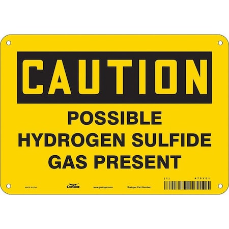 Condor Safety Sign, 7 in Height, 10 in Width, Aluminum, Vertical Rectangle, English, 475Y01 475Y01