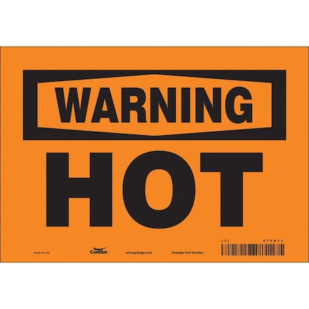 Condor Danger Sign, 7 in H, 10 in W, Vinyl, Vertical Rectangle, English, 475A11 475A11