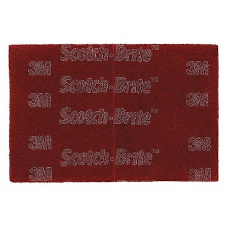 Scotch-Brite Sanding Hand Pad, 9" L, 6" W, Non-Woven, PK60 7010365700