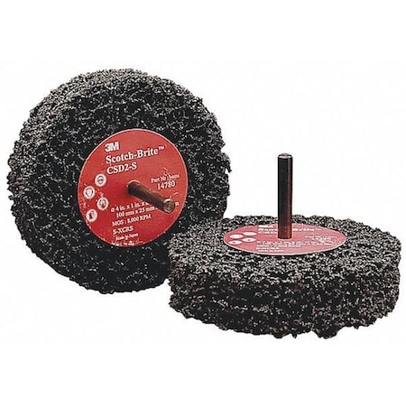 Scotch-Brite Clean and Strip Cup Wheel, C1-ZS, 4" dia. 7000120702