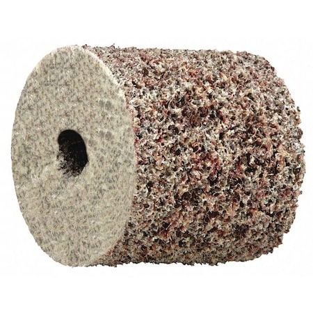 Scotch-Brite Unitized Wheel, 1 in Dia, 1/8 in W, 1/8 in Arbor Hole 7000000724