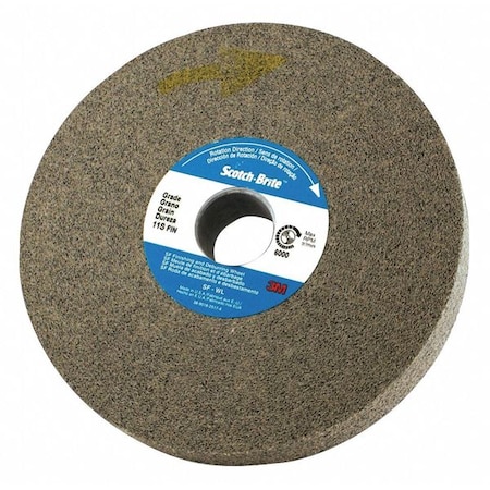 Scotch-Brite Convolute Wheel, Deburring, LD-WL, 6" dia. 7000000731
