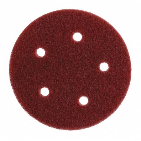 Scotch-Brite Hook-and-Loop Surface Conditioning Disc, 5" Dia, 5 Hole, Aluminum Oxide, Not Applicable Grit 7010329332