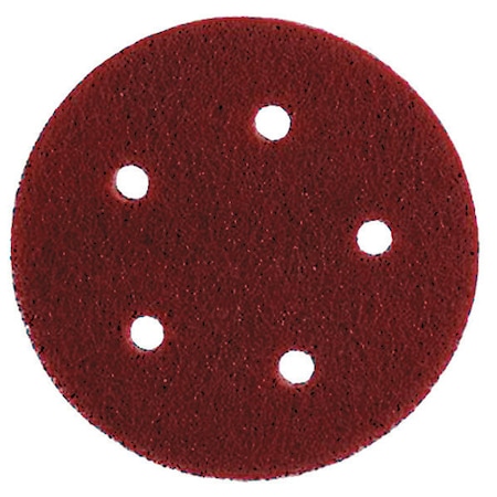 Scotch-Brite Hook-and-Loop Surface Conditioning Disc, 6" Dia, 6 Hole, Aluminum Oxide, Not Applicable Grit 7010292688