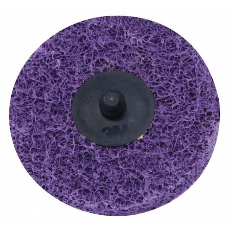Scotch-Brite Quick Change Disc, Non-Woven, 2" dia. 7100075586