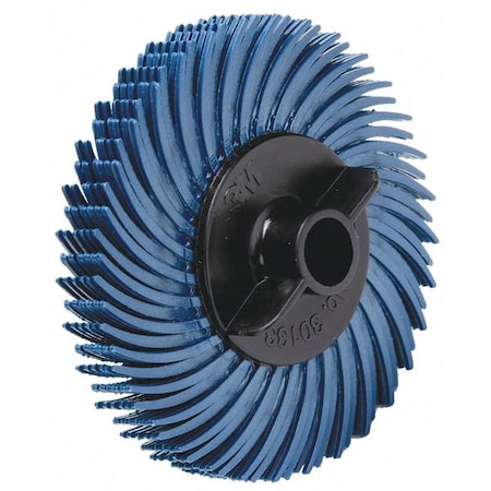 Scotch-Brite Radial Bristle Disc, 2" dia., Arbor Hole 7000028529