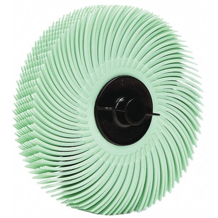 Scotch-Brite Radial Bristle Disc, 3'' dia., Arbor Hole 7100007341