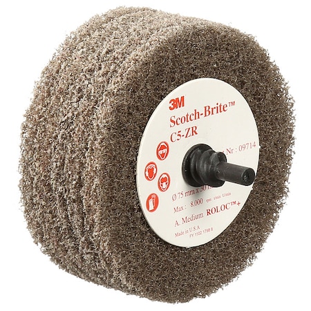 Scotch-Brite Flap Brush, 3" dia., 8000 RPM 7100088221