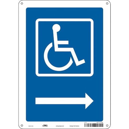 Condor Traffic Sign, 14 in H, 10 in W, Aluminum, Vertical Rectangle, English, 477T86 477T86