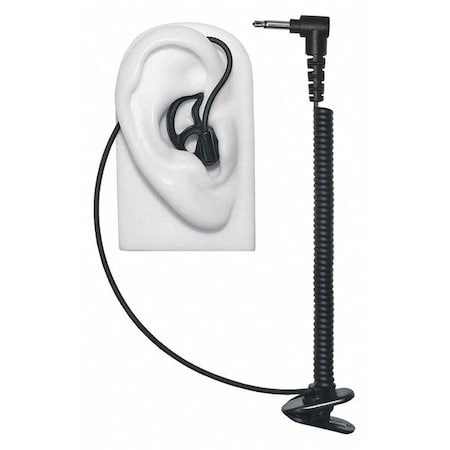 Earphone Connection Tubeless Earpiece, Black, Push To Talk No EP-MS1A-B
