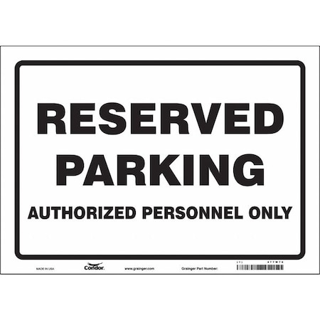 Condor Traffic Sign, 14"W, 10" H, 0.004" Thickness, 477W76 477W76