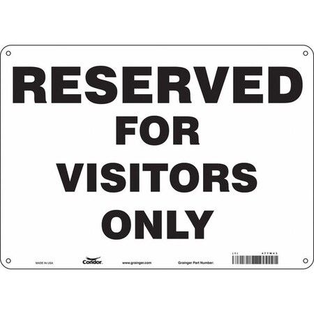 Condor Visitor Parking Sign, 10" x 14, 477W43 477W43