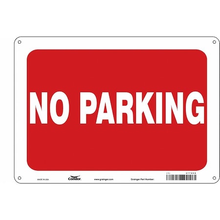 Condor No Parking Sign, 10" x 14, 477X90 477X90