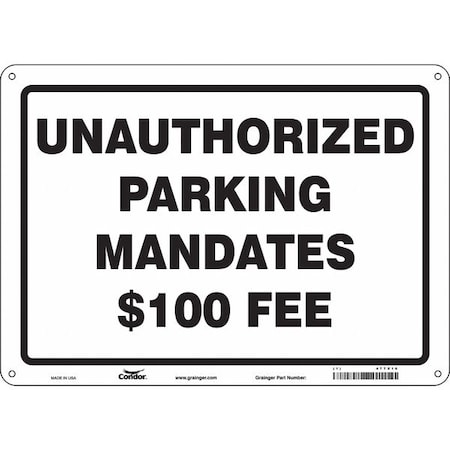 Condor Traffic Sign, 14"W, 10" H, 0.032" Thickness, 477X16 477X16