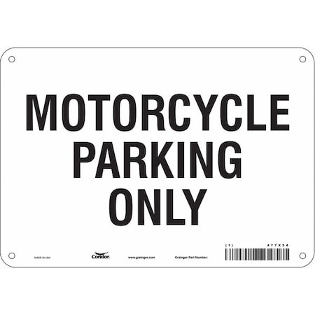 Condor Traffic Sign, 10" W, 7" H, 0.055" Thickness, 477X54 477X54