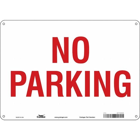 Condor No Parking Sign, 10" x 14, 477X62 477X62