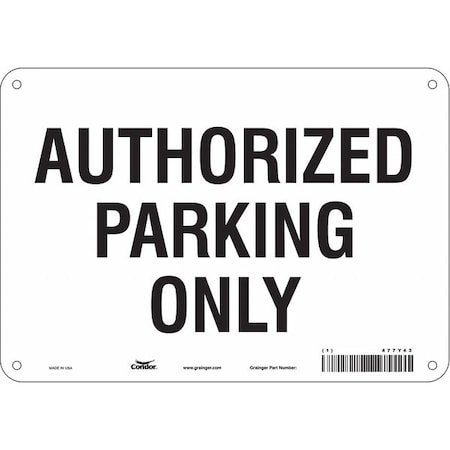 Condor Traffic Sign, 10" W, 7" H, 0.032" Thickness, 477Y43 477Y43