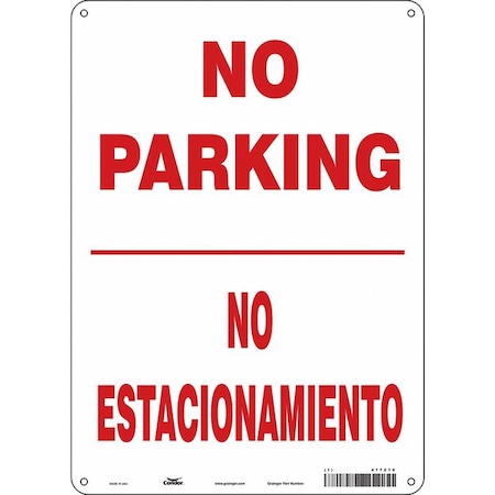 Condor No Parking Sign, 14" x 10, 477Z79 477Z79